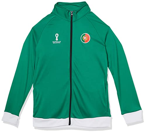 FIFA Jungen Official World Cup 2022 Tracksuit Jacket, Youth, Portugal, Age 12-13 Track, Red, Large, 10-12 von FIFA