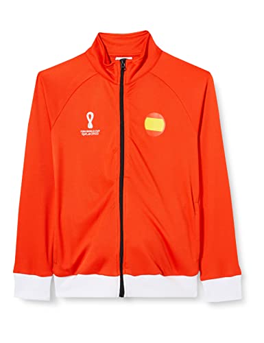 FIFA Jungen Official World Cup 2022 Tracksuit Jacket, Youth, Spain, Age 12-13 Track, Red, Large, 10-12 von FIFA