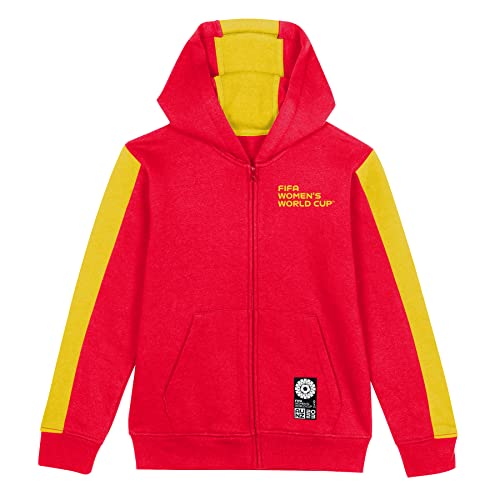 FIFA Offizielle Frauenfußball-Weltmeisterschaft 2023 Jugendmannschaft Zipped Hoodie, China, Rot, 8-10 Jahre von FIFA