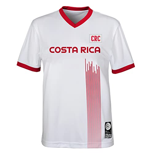 FIFA Offizielles Trikot der Frauenfussball-Weltmeisterschaft 2023 für Erwachsene, Costa Rica, Weiß, Mittel von FIFA
