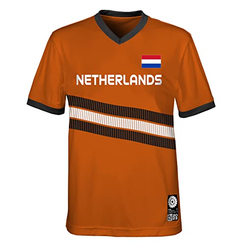 FIFA Offizielles Trikot der Frauenfussball-Weltmeisterschaft 2023 für Erwachsene, Niederlande, orange, groß von FIFA