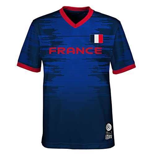 FIFA Offizielles Trikot der Frauenfussball-Weltmeisterschaft 2023, Frankreich, Blau, 5-6 Jahre von FIFA