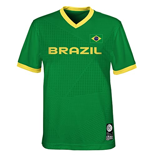 FIFA Offizielles Trikot der Jugendmannschaft der Frauenfussball-Weltmeisterschaft 2023, Brasilien, Grün, 12-13 Jahre von FIFA