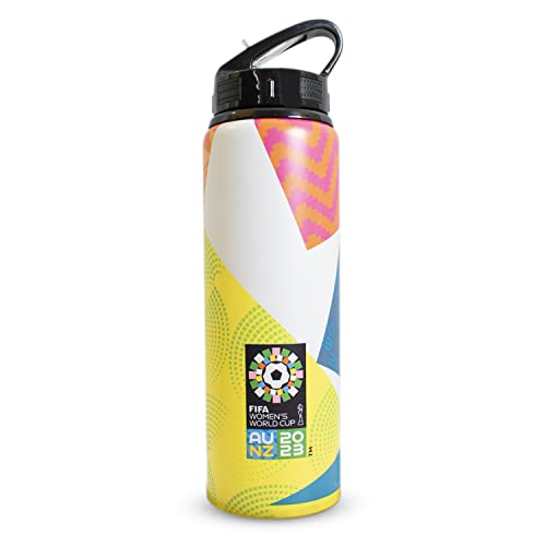 FIFA Unisex-Youth Aluminium Sportflasche, Multi, 750ml von FIFA