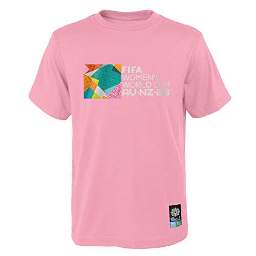 Offizielles T-Shirt der Frauenfussball-Weltmeisterschaft 2023 für Erwachsene, rosa, mittel von FIFA