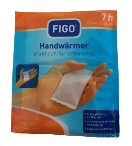 FIGO Handwärmer 1 Paar Wärmekissen Wärmepack Taschenwärmern Winter Kälte Heizkissen Thermo testen von FIGO