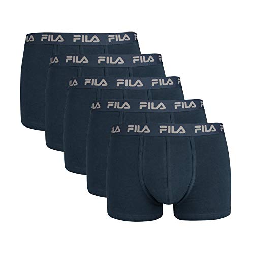 Fila FU5004/5 Herren Boxershorts, XXL, Navy, 5 Stück von FILA