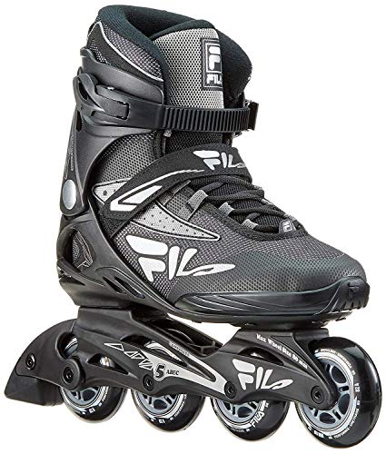 FILA SKATES 010619120 Legacy COMP Inline Skate Herren Black/Grey Größe 42 von FILA