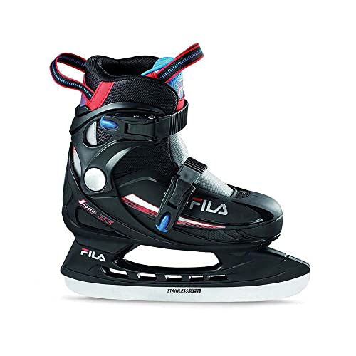 FILA SKATES Herren J-ONE Ice HR Inline Skate, BLK/RED/Blue, S 26-30 von FILA