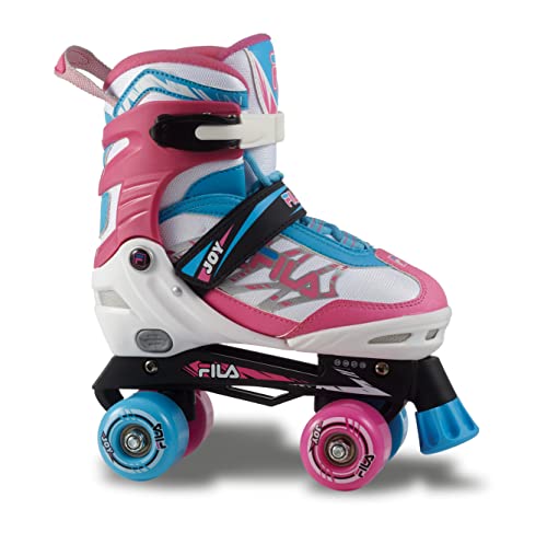 FILA SKATES 013017037 Joy G Inline Skate Kid White/PINK/LIGHTBLUE Größe S 31-34 von FILA