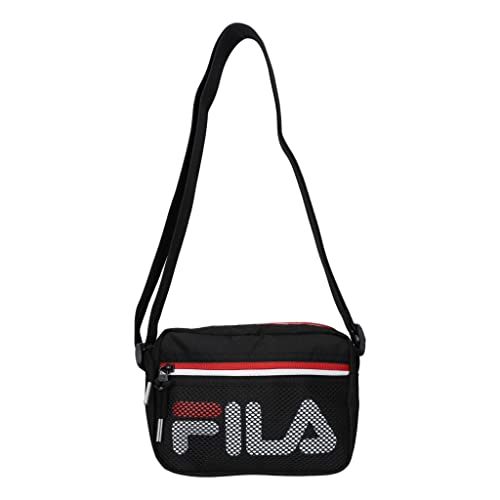 Fila Marra Kameratasche, klein, Schwarz, Schwarz von FILA