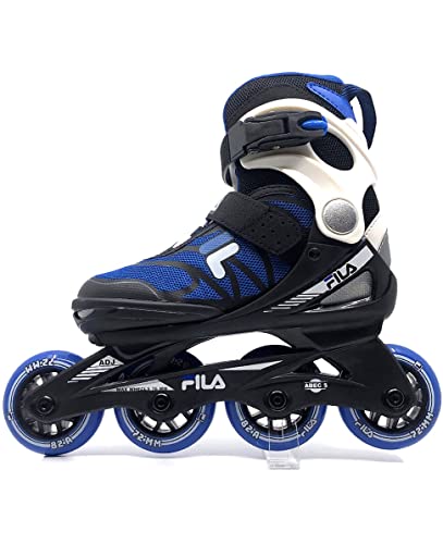 FILA SKATES 010621230 J-ONE Inline Skate Unisex Black/Blue Größe S 28-32 von FILA SKATES