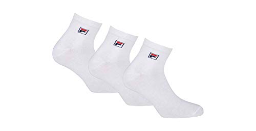 FILA Unisex F9303 Uni Socken, Weiß, 35-38 EU von FILA