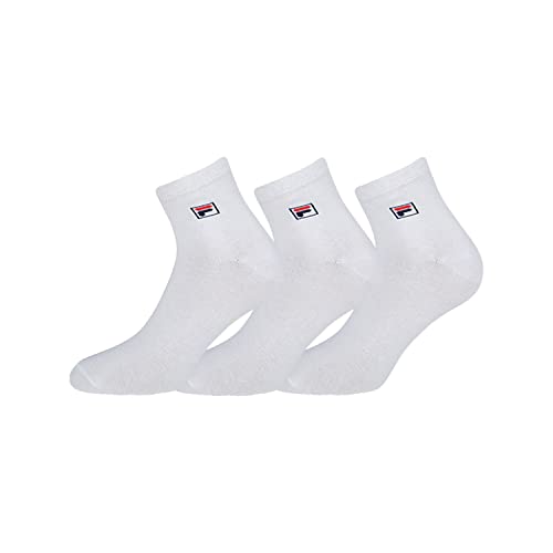FILA Unisex F9303 sokker uni Socken, Weiß, 43-46 EU von FILA