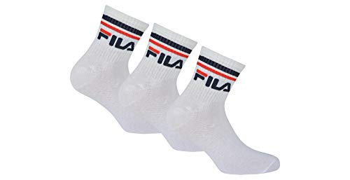 Fila F9398, Socken Uni, weiß, 43/46 von FILA