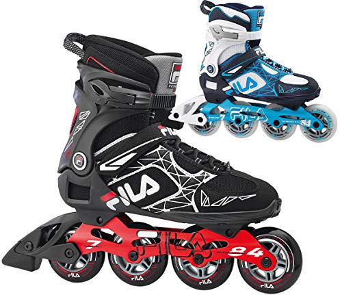 Fila Herren Legacy PRO 84 Inline Skate, schwarz/rot, 10 von FILA