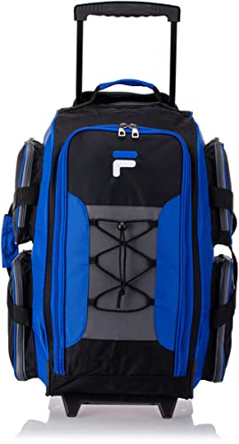 Fila Leichte Reisetasche mit Rollen, 56 cm, blau, Einheitsgröße, 55,9 cm leichte Reisetasche mit Rollen von FILA