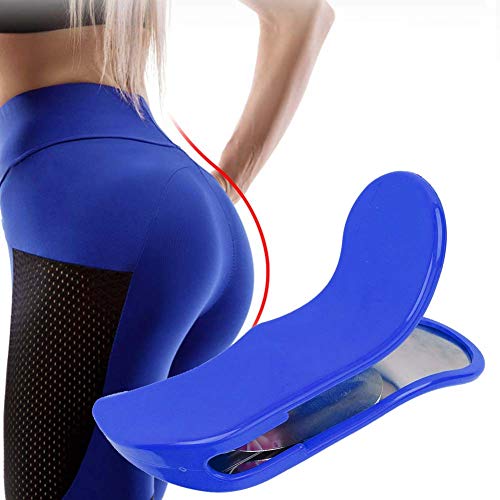 FILFEEL Beckenboden Trainer, Beckenbodenmuskeltrainer, Verstellbarer Oberschenkel Oberkörpertrainer Fitness Tool Gesäß Heben Hüft Trainer Schöne Blasenkontrolle nach der Geburt Rehabilitation(Blau) von FILFEEL