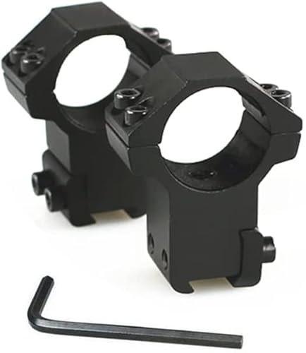 FIRECLUB 1" or 30mm Dovetail Scope Mount Rings High or Low Profile for 11mm or 20mm Dovetail Picatinny Weaver (2 Pieces) (25mm-hz-Shuang) von FIRECLUB