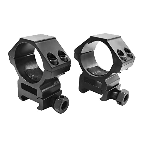 FIRECLUB 1" or 30mm Dovetail Scope Mount Rings High or Low Profile for 11mm or 20mm Dovetail Picatinny Weaver (2 Pieces) (30mm-Lk-Shuang) von FIRECLUB
