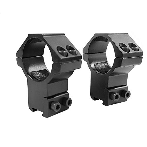 FIRECLUB 1" or 30mm Dovetail Scope Mount Rings High or Low Profile for 11mm or 20mm Dovetail Picatinny Weaver (2 Pieces) (30mm-hz-Shuang) von FIRECLUB
