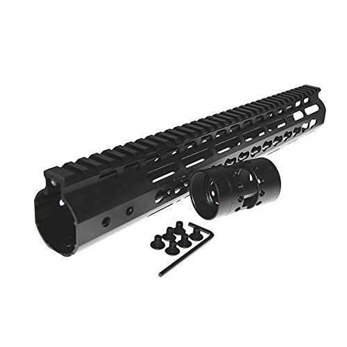 FIRECLUB 7" 9" 10" 12" 13.5" 15" AR15 Free Float Keymod Handguard Picatinny Rail for Hunting Tactical (13.5 inch) von FIRECLUB