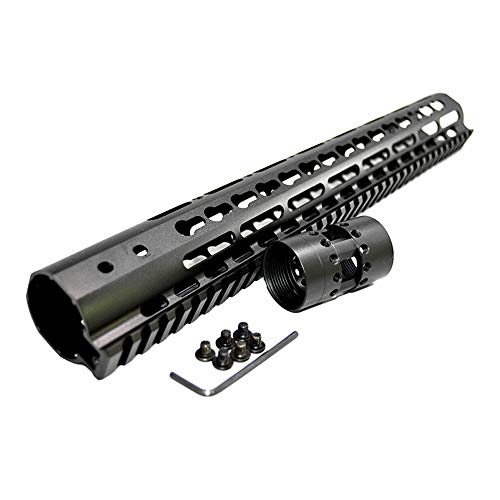 FIRECLUB 7" 9" 10" 12" 13.5" 15" AR15 Free Float Keymod Handguard Picatinny Rail for Hunting Tactical (15 inch) von FIRECLUB