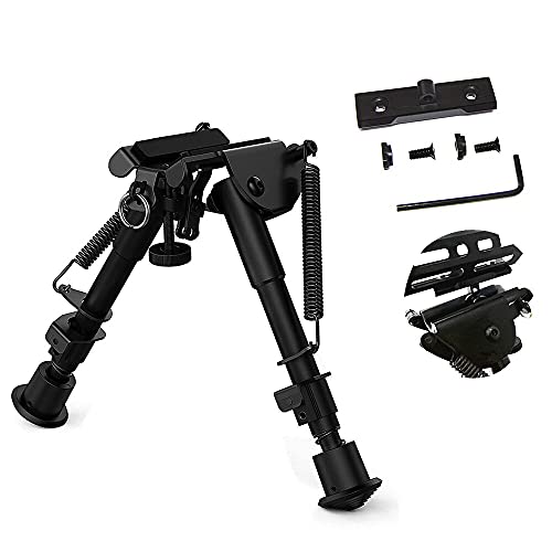 FIRECLUB Full Metal 6-9 Inch Folding Bipod with for Mlok Compatible Adapter Bracket Harris Style Bipod for Huntting von FIRECLUB