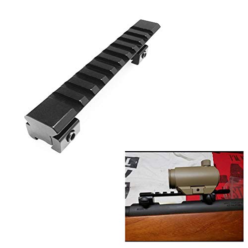 FIRECLUB Scope Riser Converter 4.9" 11mm Dovetail to 20mm Picatinny Weaver Mount Adapter 10 Slots 124MM ? von FIRECLUB