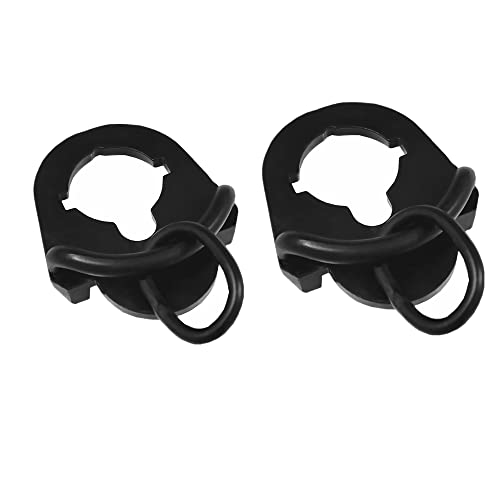 FIRECLUB Sling Swivel Ambidextrous Sling Attachment Point for M4 M16 Airsoft AEG Sling Adapter Hunting (2 pcs per Pack) von FIRECLUB