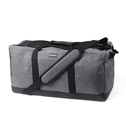 FIREDOG Geruch-Beweis-Seesack, große geruchsdichte Tasche für Reise-Lagerung, grau, 21.5"x10"x12", Large (4 von FIREDOG
