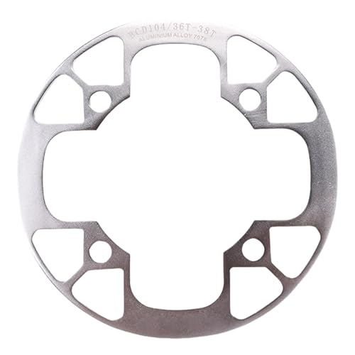 FIRSTXIU Bergbike Schutzkettenschutzschutzabdeckungen Abdeckungen Aluminiumlegierungen Fahrräder Kurbelschützer Plattenbike Crankset Protector Chainring Guard von FIRSTXIU
