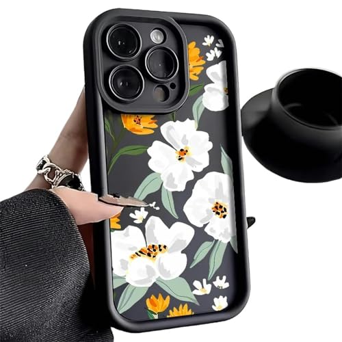 FITLIN Handyhülle Flower Phone Hülle Für I Phone 11 Hülle I Phone 12 13 14 15 Pro Max Xr X Xs Max Cover-für Das I Phone 12pro Max-1d von FITLIN