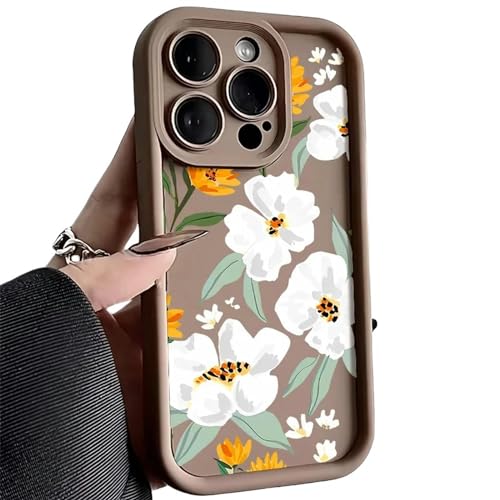 FITLIN Handyhülle Flower Phone Hülle Für I Phone 11 Hülle I Phone 12 13 14 15 Pro Max Xr X Xs Max Cover-für I Phone 14 Pro-5d von FITLIN
