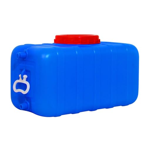 FIXARE Camping-Quadratfass-Kunststoffeimer 45L/75L/100L Auto-Wasserbehälter,Blauer Wasseraufbewahrungsbehälter Lebensmittelqualität,Mit Deckel Und Griff Multifunktions-Wasserfass (Size : 100L) von FIXARE