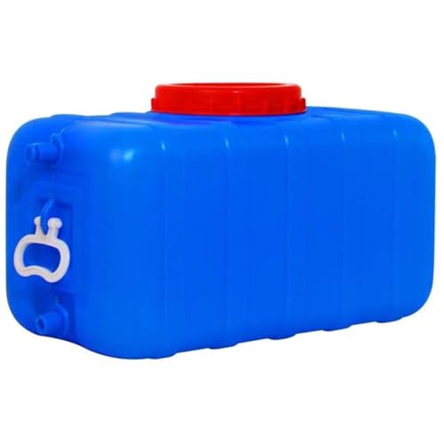 FIXARE Tragbarer Wassertank 50L/100L/150L/200L/300L Wasserspeichereimer Mit Wasserhahn Wasserträger for Wandern Picknick, Reisen Und Grillen Im Freien (Color : Blue, Size : 100L) von FIXARE