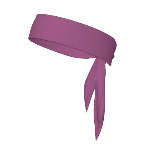 Einfarbige Sport-Stirnbänder, Laufen, Fitness-Haarbänder für Herren und Damen, weich, für Tennis, Radfahren und Yoga. von FInpan