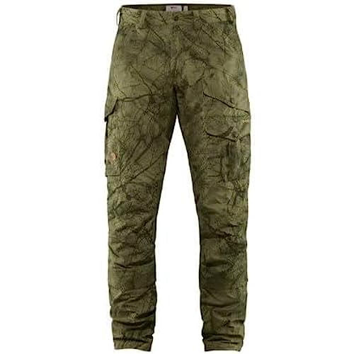 Fjallraven Herren Sport Trousers Barents Pro Hunting Trousers M, Green Camo-Deep Forest, 52, 90222 von Fjallraven