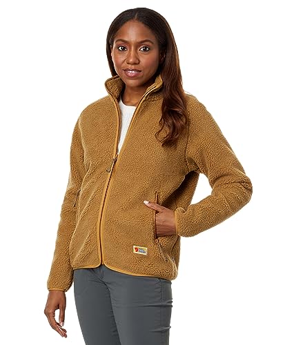 Fjällräven Damen Vardag Pile Fleecejacke, Buckwheat Brown, S von Fjällräven
