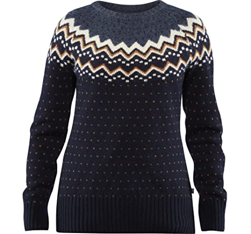 Fjällräven Damen Sweater Övik Knit, Dark Navy, L, 89941-555 von Fjällräven