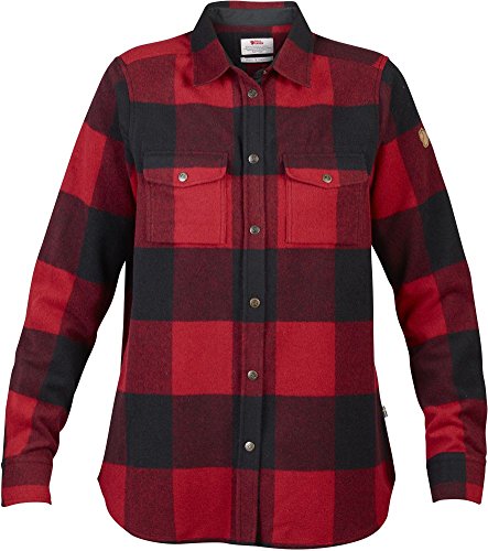 Fjällräven Damen Shirt Canada, Red, L, 90835-320 von Fjällräven