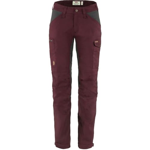 Fjällräven 89829 Kaipak Trousers Curved W Pants Womens Dark Garnet-Dark Grey 40 Fjällräven 89829 Kaipak Trousers Curved W Pants Womens Dark Garnet-Dark Grey 40 von Fjällräven