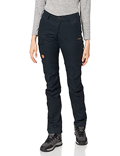 Fjallraven Damen Karla Pro Zip-Off Broek W Sport Trousers, Dark Navy, 34 EU von Fjallraven