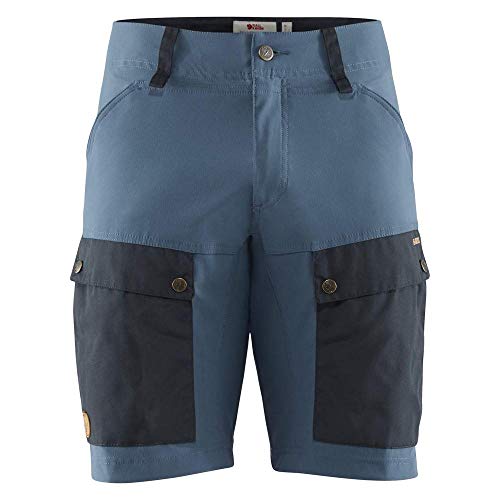 Fjallraven Keb Shorts M - Shorts mit zwei Taschen für Herren, Herren, F80809, Blau (Dunkelblau / Hellblau), 56 von Fjäll Räven