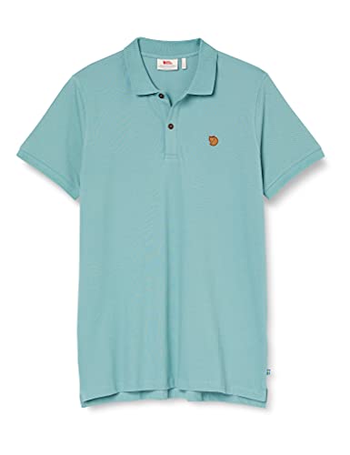 FJALLRAVEN Herren Övik M Polo Shirt mit 2 Knöpfen Verschluss, Clay Blue, XS von Fjäll Räven