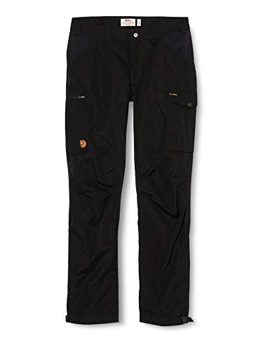 Fjallraven Damen 89829 -550 Kaipak curved W Hose, Schwarz, 46 von Fjallraven