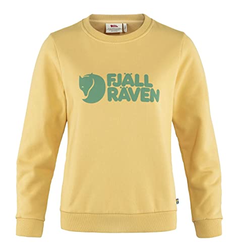 Fjallraven 84143-133 Logo Sweater W Sweatshirt Damen Mais Yellow Größe L von Fjallraven