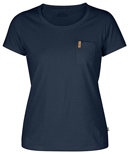 FJALLRAVEN Damen Övik T-Shirt W. Unterhemd, Marineblau, XS von FJALLRAVEN