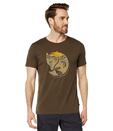 Fjallraven 87220 Arctic Fox T-Shirt M T-Shirt Mens Dark Olive XL von Fjallraven