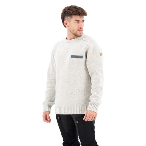 Fjallraven 84139-113 Lada Round-Neck Sweater M/Lada Round-Neck Sweater M Sweatshirt Herren Chalk White Größe XL von Fjallraven